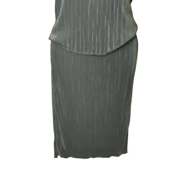 NEW J. Crew Plisse Shell Sleeveless Top Blouse & Slip Skirt Spanish Moss SZ S - Picture 10 of 14